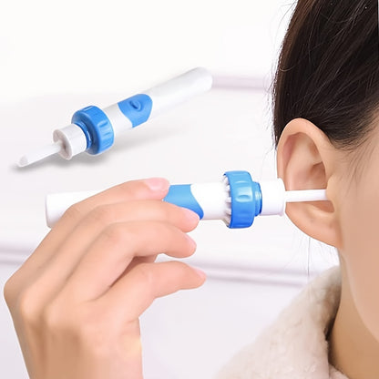 Earwax removal kit with portable electric vacuum for safe and comfortable ear cleaning.