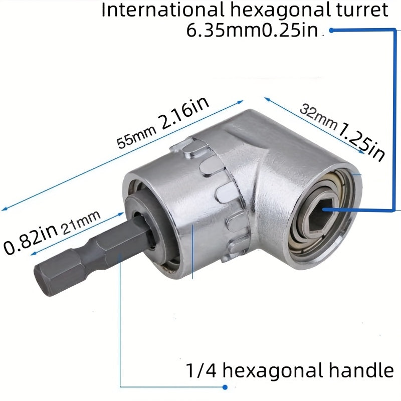 1pc 105 Degree Angle Head Electric Angle Wrench for Hardware Tool Accessories