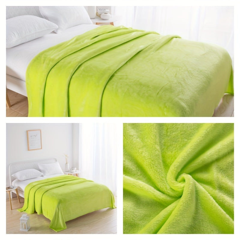 Stay cozy with the SEA BEAR Traditional Style Reversible Flannel Fleece Throw Blanket. This soft and warm blanket is perfect for all seasons and can be used for napping, on the sofa, in the office, on the bed, camping, or while traveling. Made with