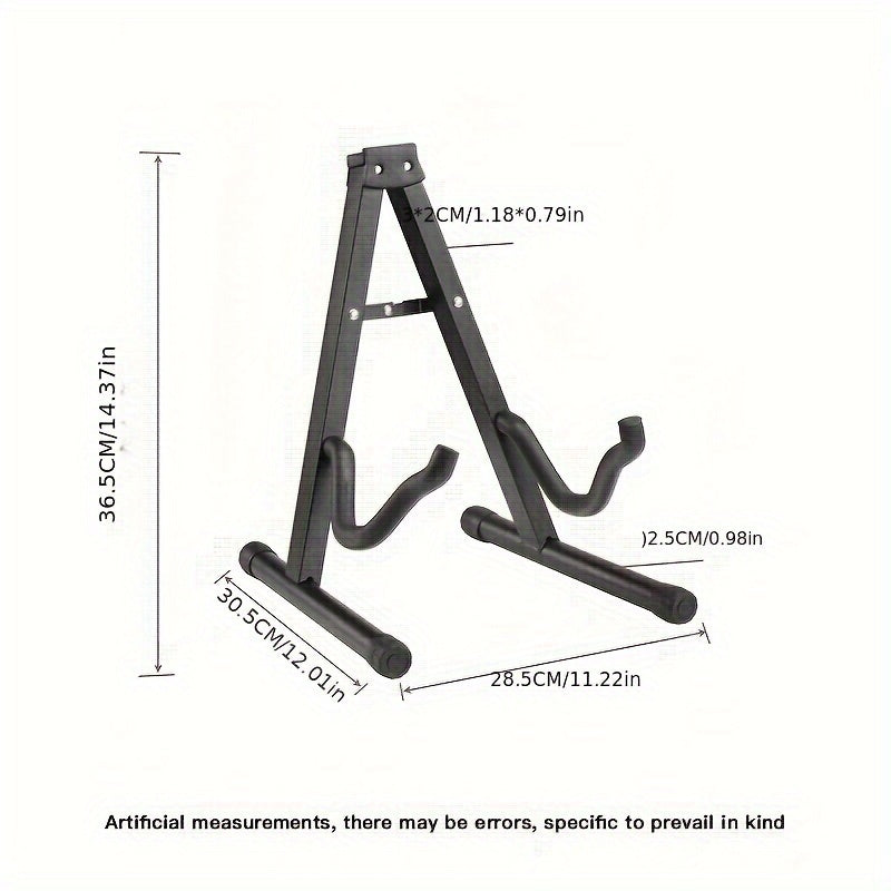 Model A Guitar Stand - Electric and Wooden Music Stand for Electric Bass.