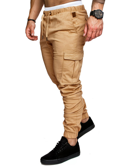 Men's casual sports cotton cargo pants for cross-border travel.