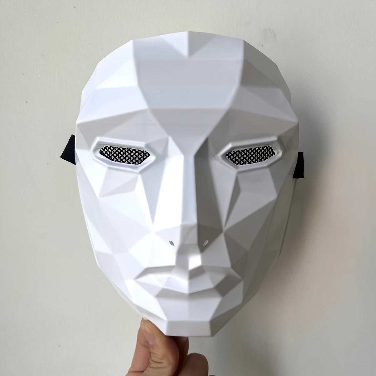 Black Festive Gift Mask, Korean BOSS Game Mask in Thickened PVC, Lightweight and Versatile.