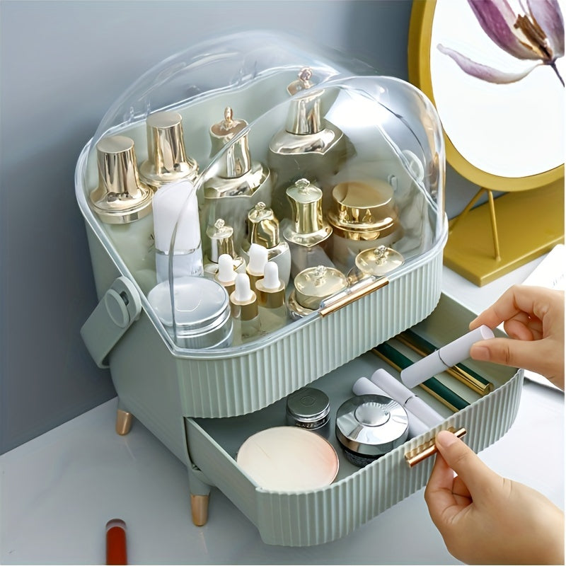 Stylish vanity organizer and dressing case perfect for organizing makeup - great gift idea for friends.