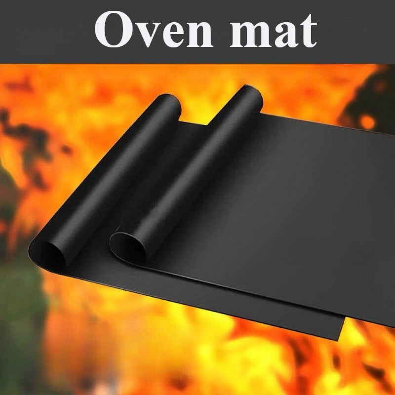 Durable Oven Liner Grill Mat, Multi-Use Non-Electric Baking and Roasting Pad for Food Safety, Ideal for Grilling and Baking