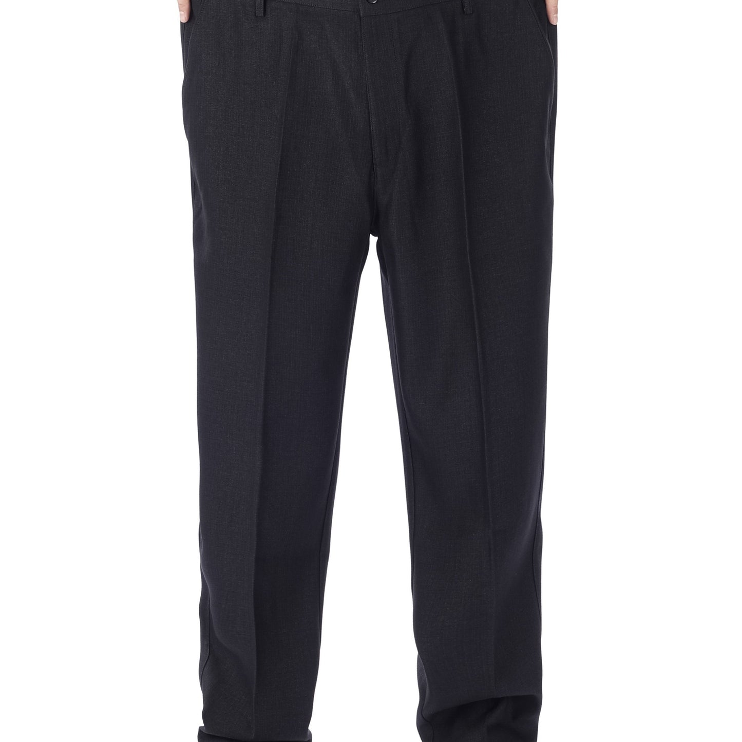 Men's Plus Size Solid Color Casual Dress Pants in Regular Fit