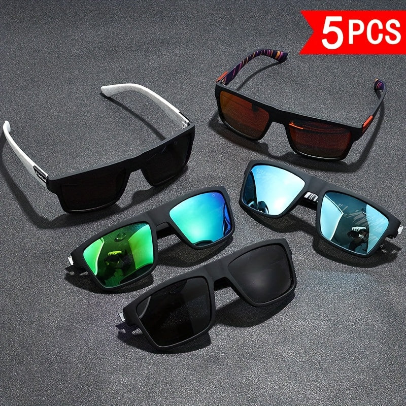 Classic square fashion glasses for men and women in a cool fantasy style, perfect for daily wear, parties, driving, and photo props.