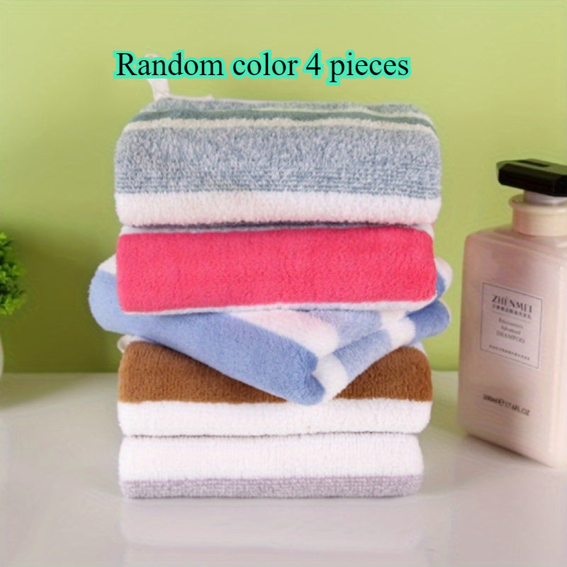 Soft, absorbent striped towel set perfect for home bathrooms - a great Valentine's Day gift.