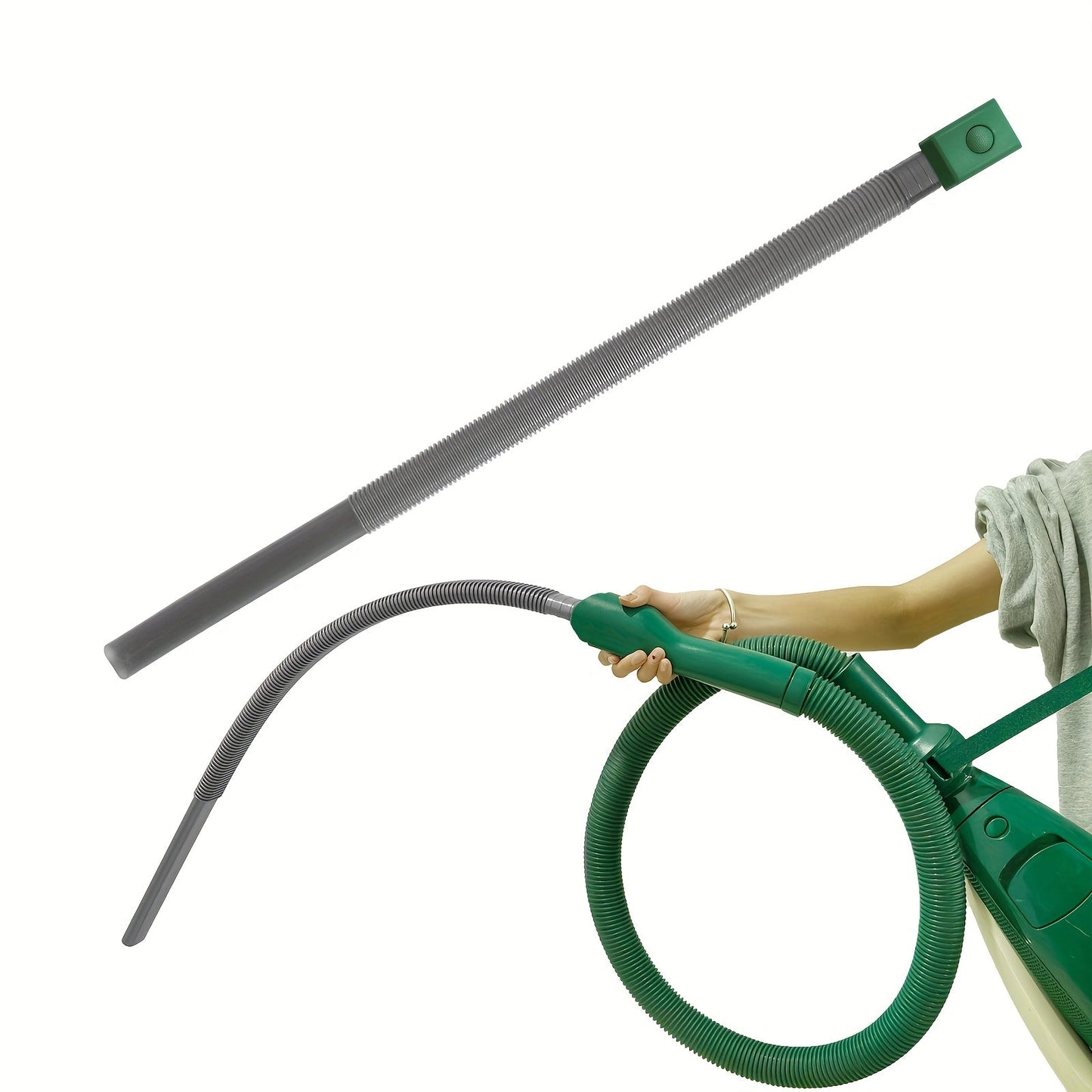 Get your hands on the Vorwerk VK140 Dryer Vent Cleaning Kit, complete with a lint vacuum attachment, hose, and connector. Made from durable ABS material, this kit includes everything you need to tackle cleaning your dryer vent. Get your hands on the