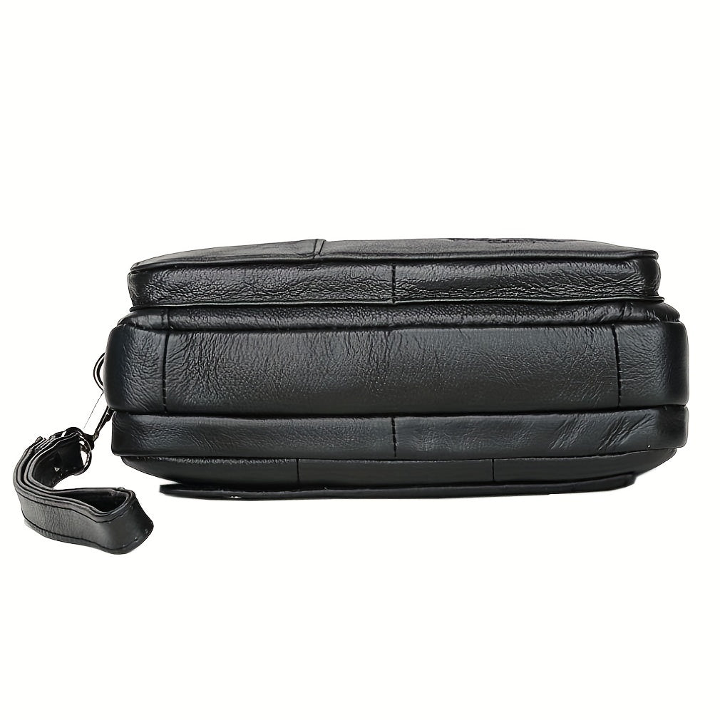 Men's Genuine Leather Business Clutch Key Bag