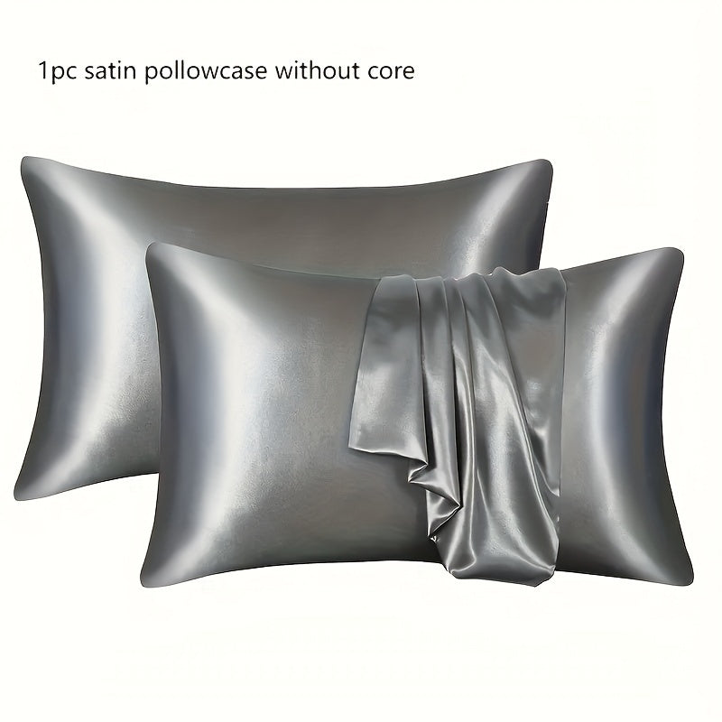 Purchase the luxurious Cool Soft Deluxe Satin pillowcases in black, measuring 50.8x76.2 cm. These pillowcases are designed specifically for hair and skin care. The set includes one Queen Size satin pillowcase with envelope closure, perfect for keeping