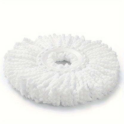 Microfiber mop head refill for wet and dry use, designed for easy cleaning and dust removal, washable and durable. A must-have accessory for home cleaning and back-to-school essentials.