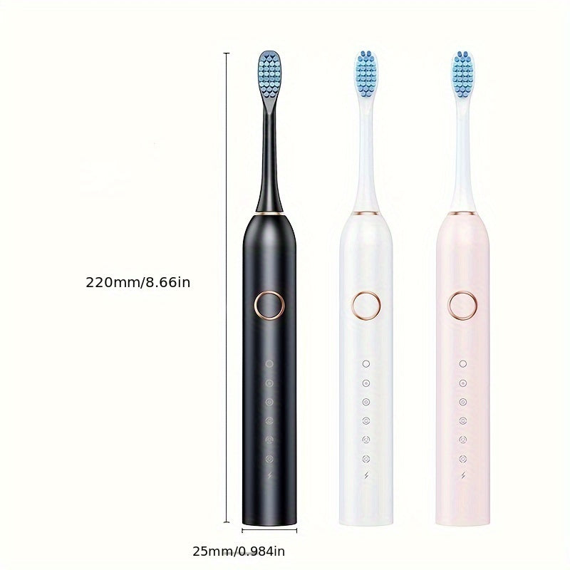 Sonic Electric Toothbrush for Adults with Whitening and Rechargeable features, suitable for couples.