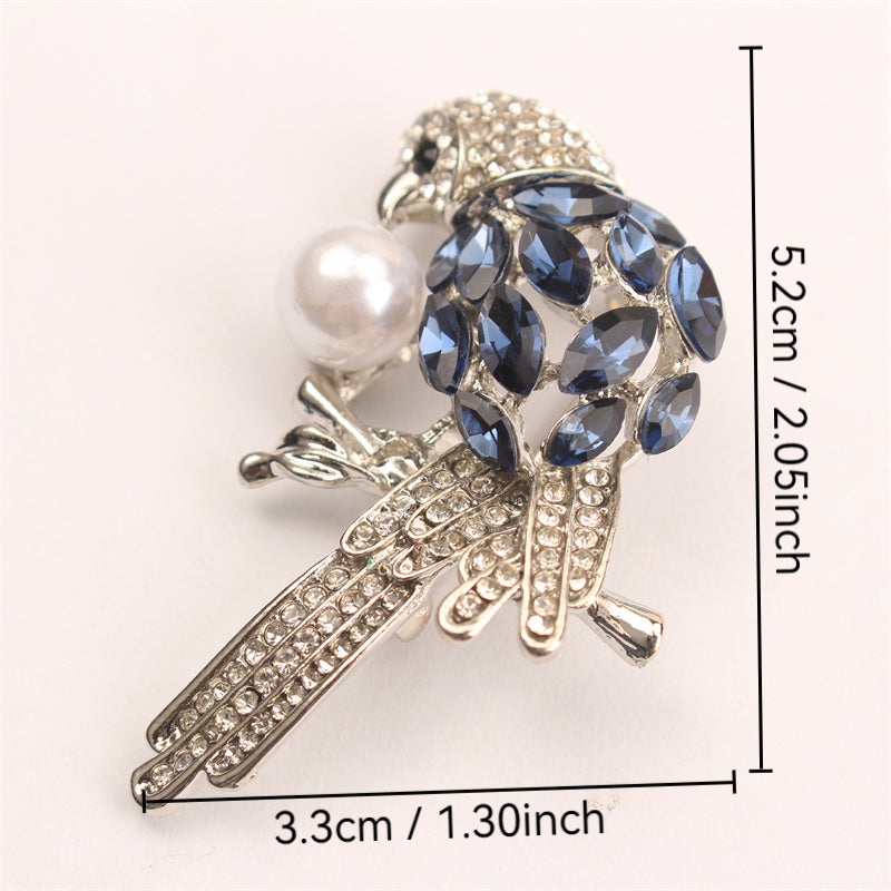 Stylish Rhinestone Bird Brooch, a Versatile and Unique Addition to Your Wardrobe, Purses, and Headwear