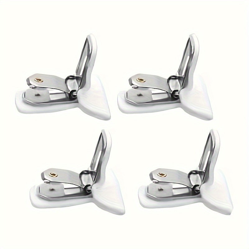 Set of 4 Comforter Clips for Non-Slip Duvet Fastening, Hand Washable, Multipurpose Bedding Grips for Home Application