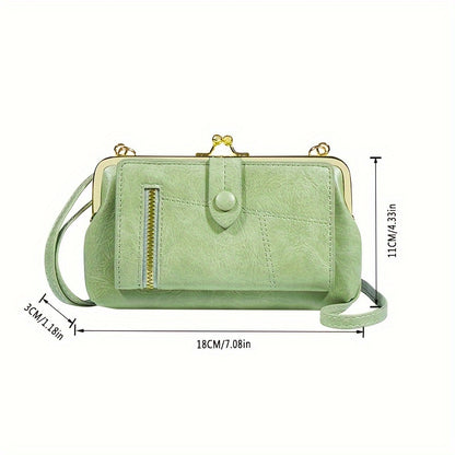 2024 New Women's Mobile Phone Crossbody Bag - Retro Fashion Shoulder Bag with Multi-card Wallet