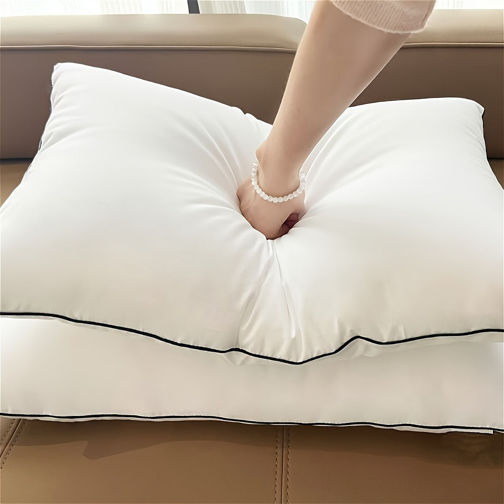 Medium firmness premium white pillow core designed for adults, made of polyester material. Perfect for maternity and postpartum recovery.