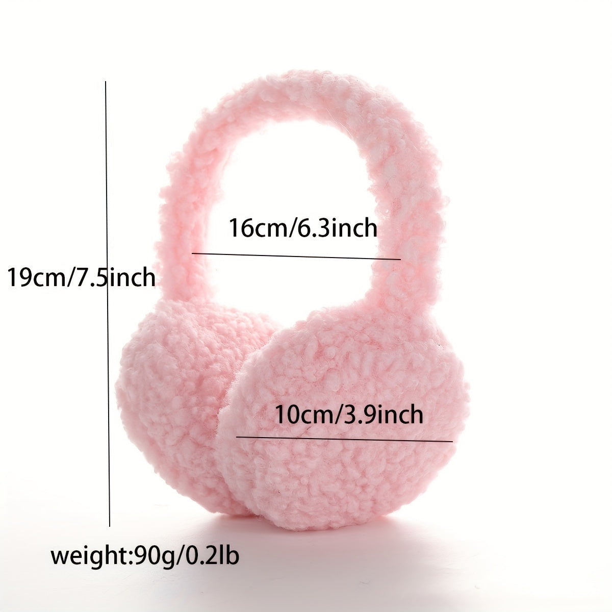 Cute Knitted Earmuffs for Women - Available in Solid Colors, Cozy & Fashionable Winter Accessory, Easy to Clean in the Washing Machine