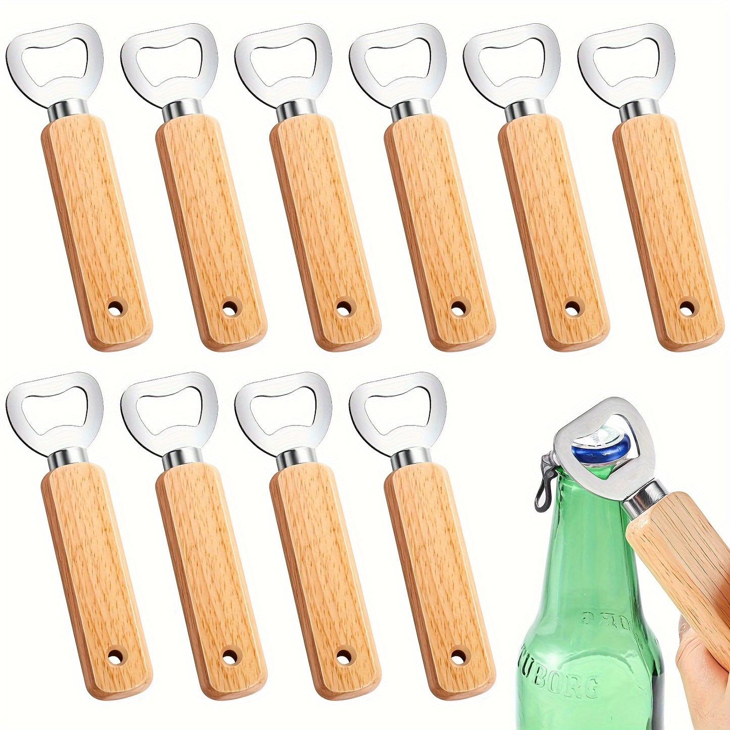 Wooden Bottle Opener, personalized, perfect for holidays and occasions, gift for men.