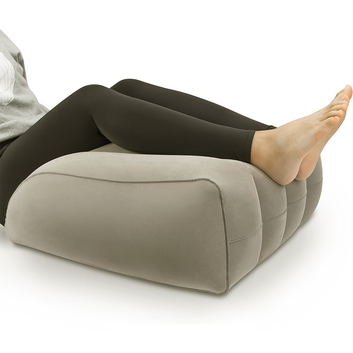 Inflatable Leg Rest Pillow for Elevating Leg, Back, Hip, and Knee Pain Relief - Ideal for Sleeping, Reading, and Relaxation - 1pc Leg Elevation Pillow.