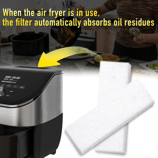 Set of 6 Odor-Eliminating Air Fryer Filters for Instant Vortex Plus 6 Quart - Accessories Compatible