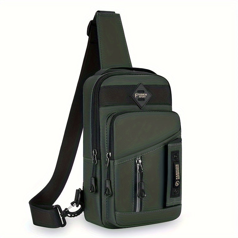 Men's outdoor chest bag for fashion and sports.