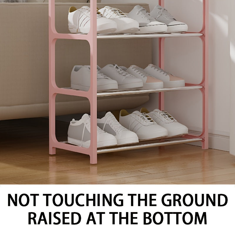 4-Tier Shoe Rack Maximizes Space - Sturdy, Dust-Proof Organizer for Homes & Dorms, Simple to Assemble