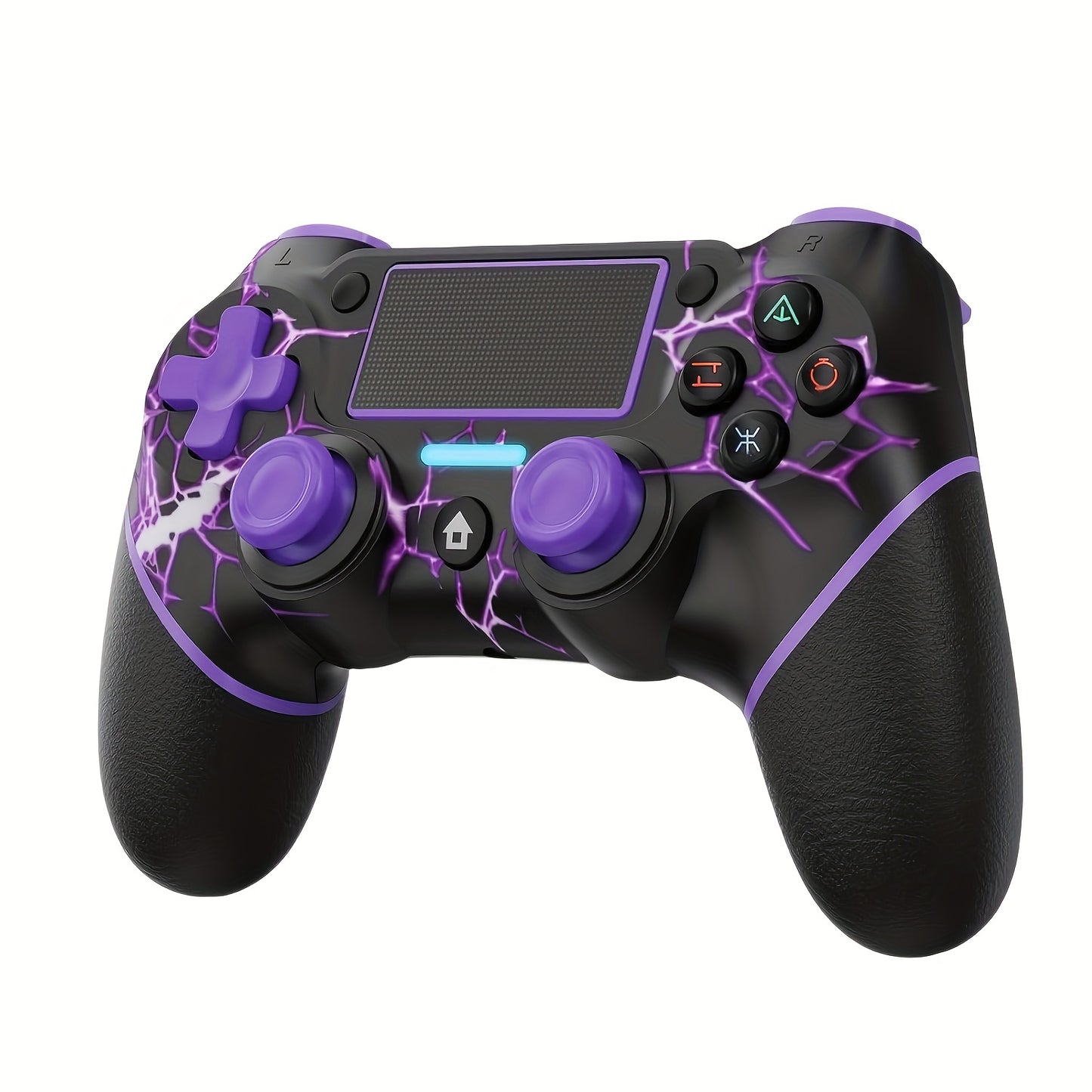 PS4 Wireless Controller with USB Cable, Dual Vibration, 6-Axis Motion Controls, Rechargeable 600mAh Battery, 3.5mm Audio Jack, Multi-Touchpad, Share Button - Compatible with