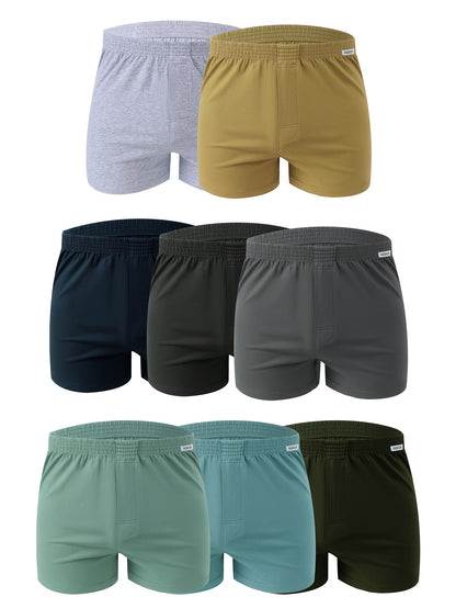 Men's Aro Pants Loose Version Boxer Shorts - Pack of 3 - 2024 New Large Size Cotton Sleep Pants