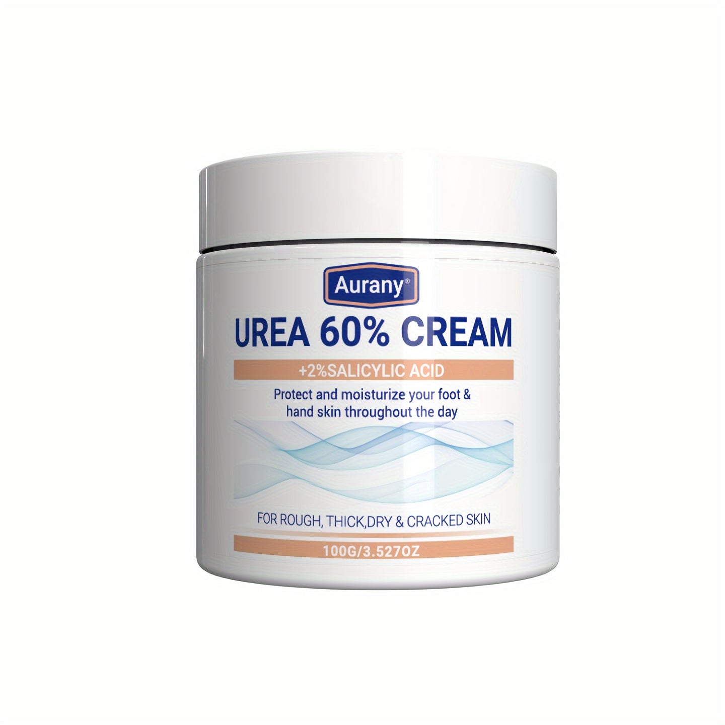 Urea Cream with Salicylic Acid for dry skin, moisturizes feet, knees, and elbows - 100G