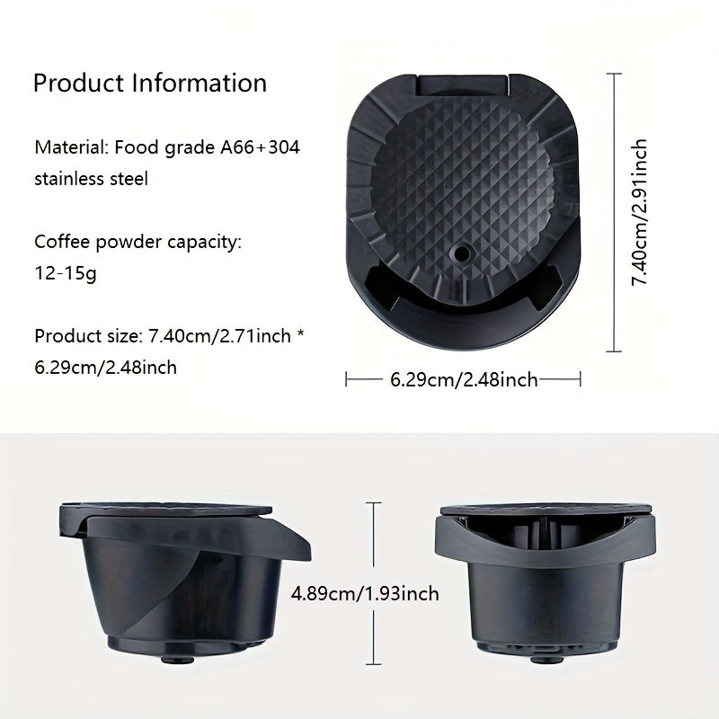 1pc Coffee Capsule Conversion Holder compatible with multiple Dolce Gusto models including 9781JOY/GENIO S, EDG466, KP7, EDG250, EDG606, and EDG305MiniMe.