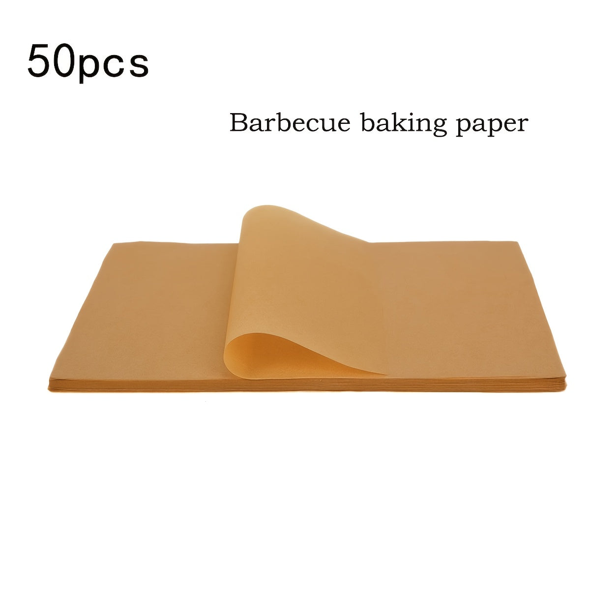 Durable 220°C Baking Paper Resistant to High Temperatures, Non-Stick, Waterproof & Oil-Proof, Safe for Food Contact, Perfect for Baking at Home and Outdoors.