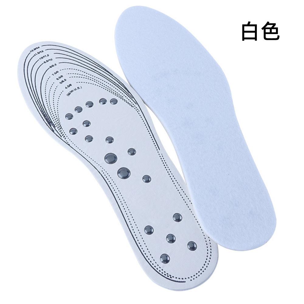 Memory cotton magnetic insole 18 magnetic insole magnetic iron to keep the soles of the feet point massage fitness no effect