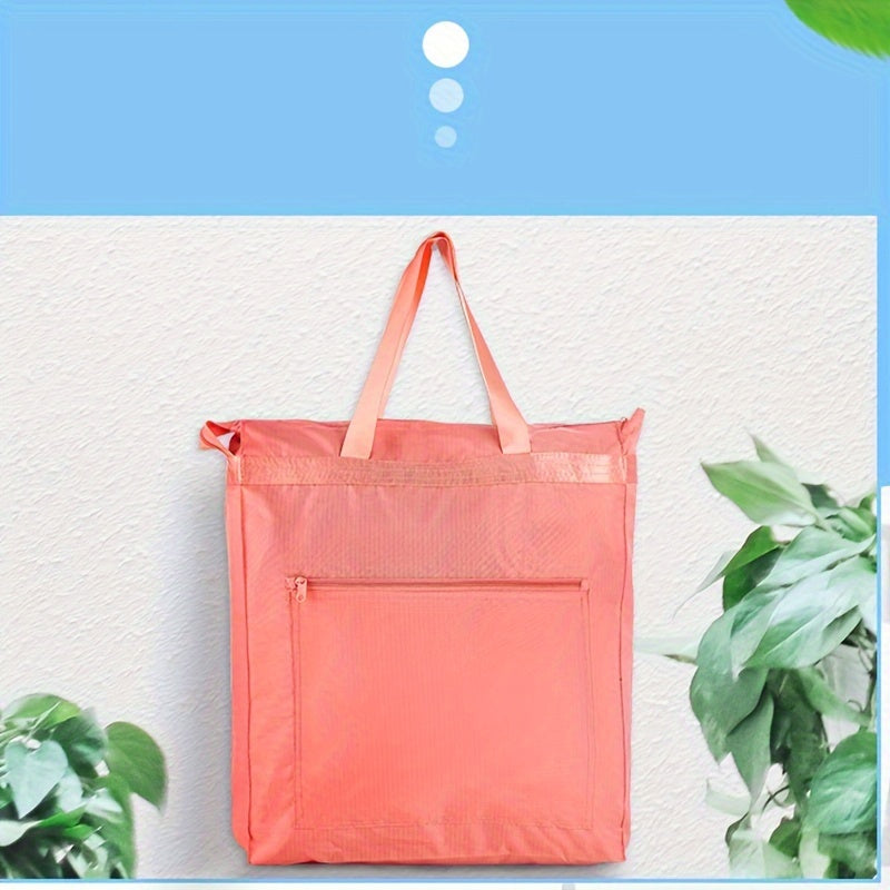 Foldable Shopping Bag made of High-Quality Lightweight Waterproof Oxford Cloth - Perfect for Groceries & More