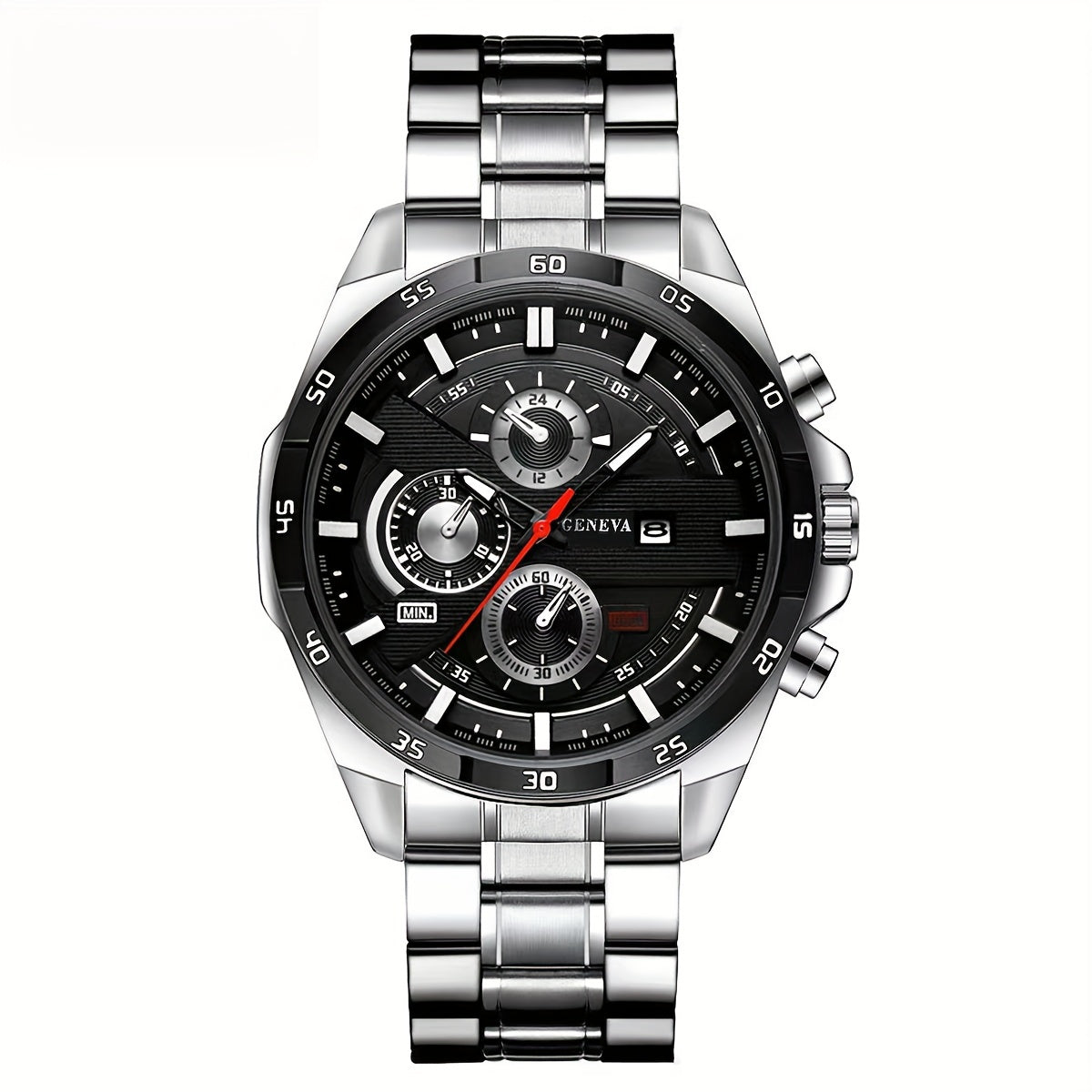 Elevate your style with the luxurious and advanced Waterproof Steel Strap Men's Watch that enhances your overall presence.