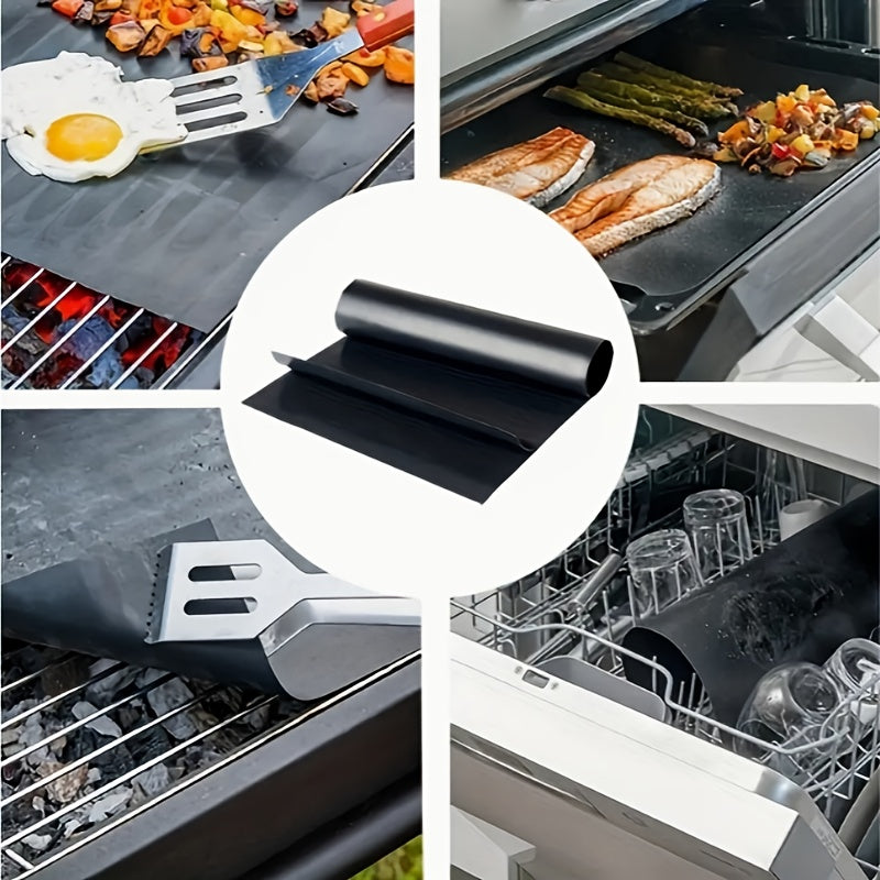 Multi-purpose Non-Stick Mat for Oven, Microwave, BBQ, Refrigerator, and Outdoor Cooking - Heat Resistant, Ideal for Kitchen and Dining