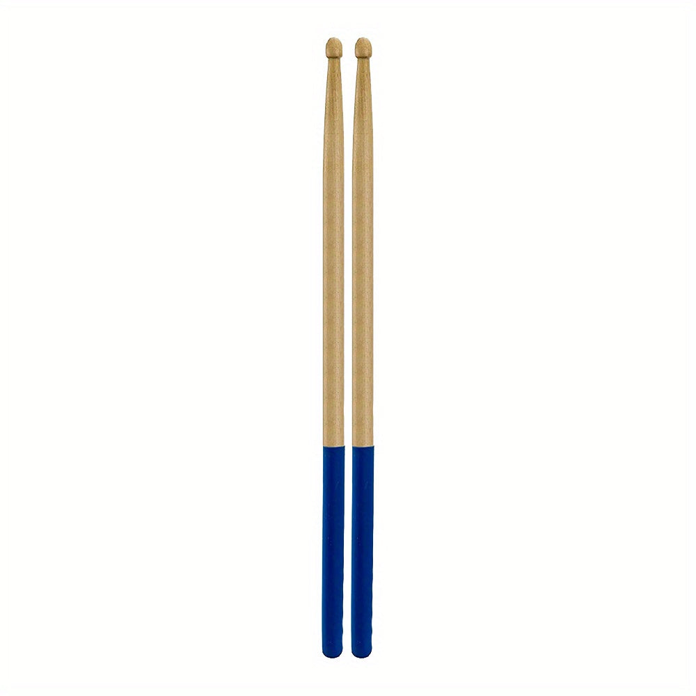 5A maple drumsticks with non-slip rubber handle, ideal for beginners. Available in 5 colors!