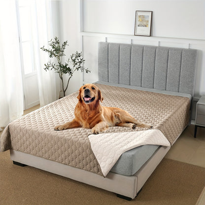 Waterproof pet blanket for dogs to protect sofa and furniture.