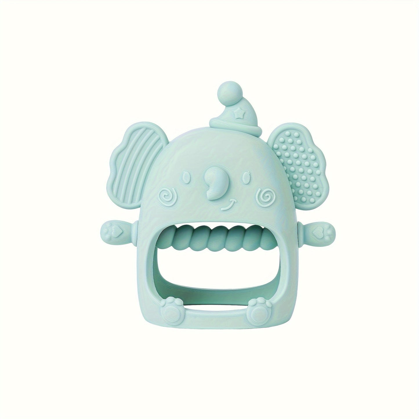 One piece of the TYRY.HU Silicone Baby Teether Mitten is now available. This non-slip, BPA-free teething toy features a fun cartoon design and is machine washable. It is perfect for babies who are teething and can also be used as a hand pacifier for