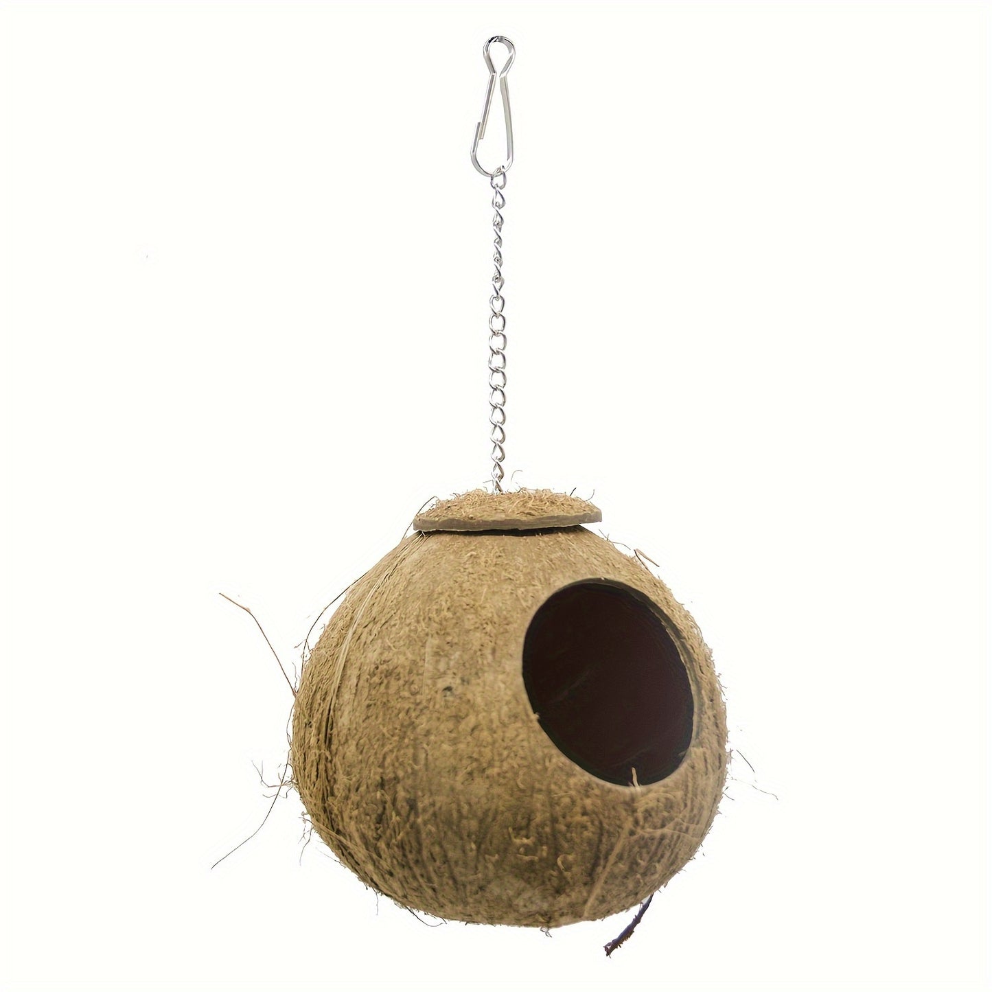 Parrot supplies, natural coconut shell bird nests, hamster breeding nests