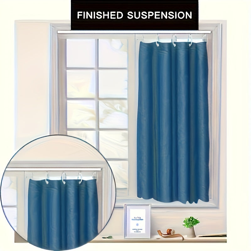 Convenient Self-Adhesive Curtain Track Set - Available in 1m, 1.4m, and 2m Lengths, Complete with 10 Additional Rollers & Stoppers - Ideal for Bay Windows, Doors, and Cabinets | Made from Long-lasting ABS Material