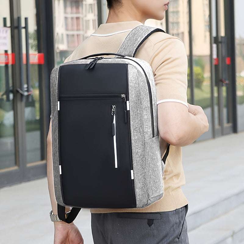 Stylish laptop backpack for Valentine's Day ideal for daily commuting and business. Includes three-piece set with large storage capacity for books and waterproof, durable design for travel.