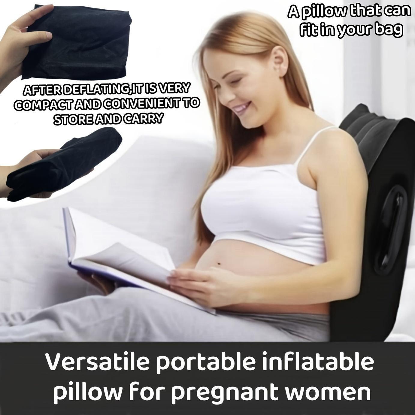 Sleep comfortably during pregnancy with pregnancy pillows that offer support for your back, legs, and belly. For added safety, consider adding handrails to your bed. Opt for an inflatable maternity pillow that can be easily deflated for travel and fits