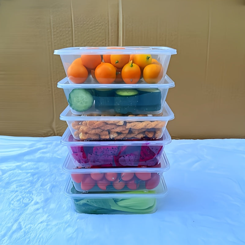 38 Clear Square Meal Prep Containers with Lids - 22oz BPA-Free PP Material, Safe for Microwave & Freezer, Great for Snacks, Salads, Pastries, and More, Perfect for Holidays such as Halloween, Christmas, and Valentine's Day, Ideal Snack Organizer for