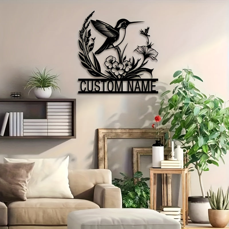 Personalized Metal Bird Flower Wall Art - Farmhouse Decor for Porch or Courtyard

Add a touch of charm to your home with this stunning metal wall art featuring a personalized bird and flower design. This customizable piece is perfect for adding a unique