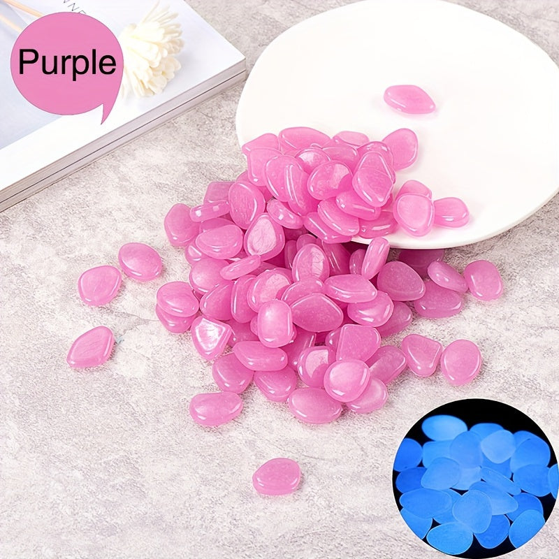 Luminous Pebbles: 10/102pcs/bag, 0.79*0.99cm - Create a Magical Garden, Landscape, Flower Pot.