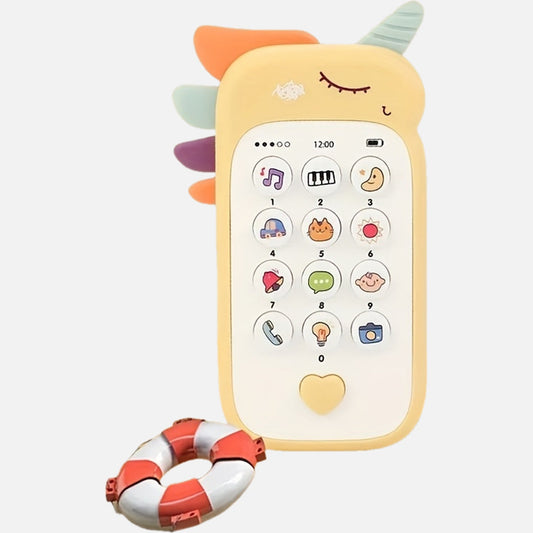 Children's toys that are a multifunctional early education puzzle, music mobile phone, and story machine all in one.