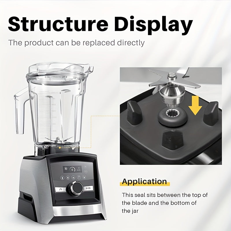 Replacement blade made from stainless steel that is compatible with Vitamix 5200 Series blenders. This Wet Blade Assembly fits both 64oz and 32oz blender containers.