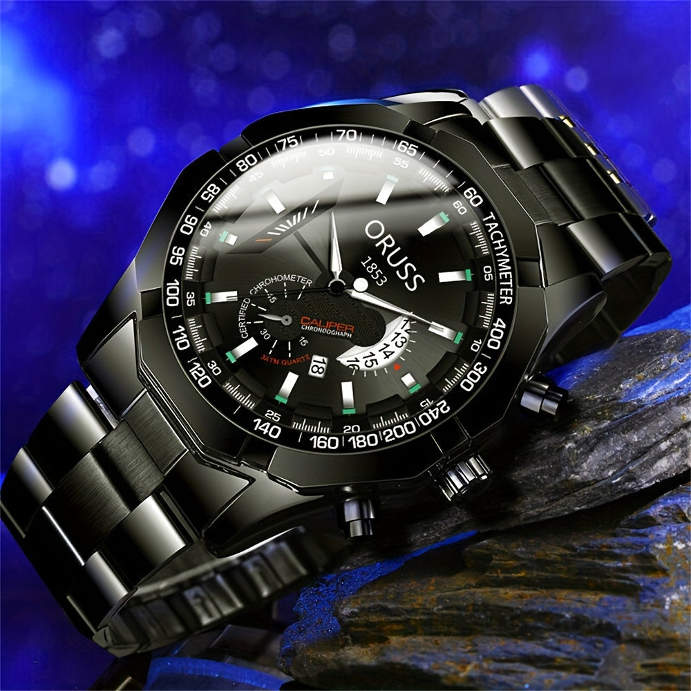 Top-notch men's watch with a stylish and durable design, perfect for the fashion-conscious gentleman. A great gift option for business-minded and elegant young men.