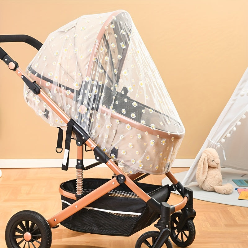 Cute Pattern Stroller Mosquito Net - Protect Your Baby with this Breathable Cover