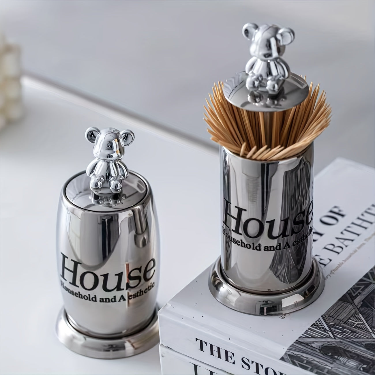 Light Luxury Toothpick Holder, Elegant and Stylish - Perfect for Hotels, KTVs, and Home Use